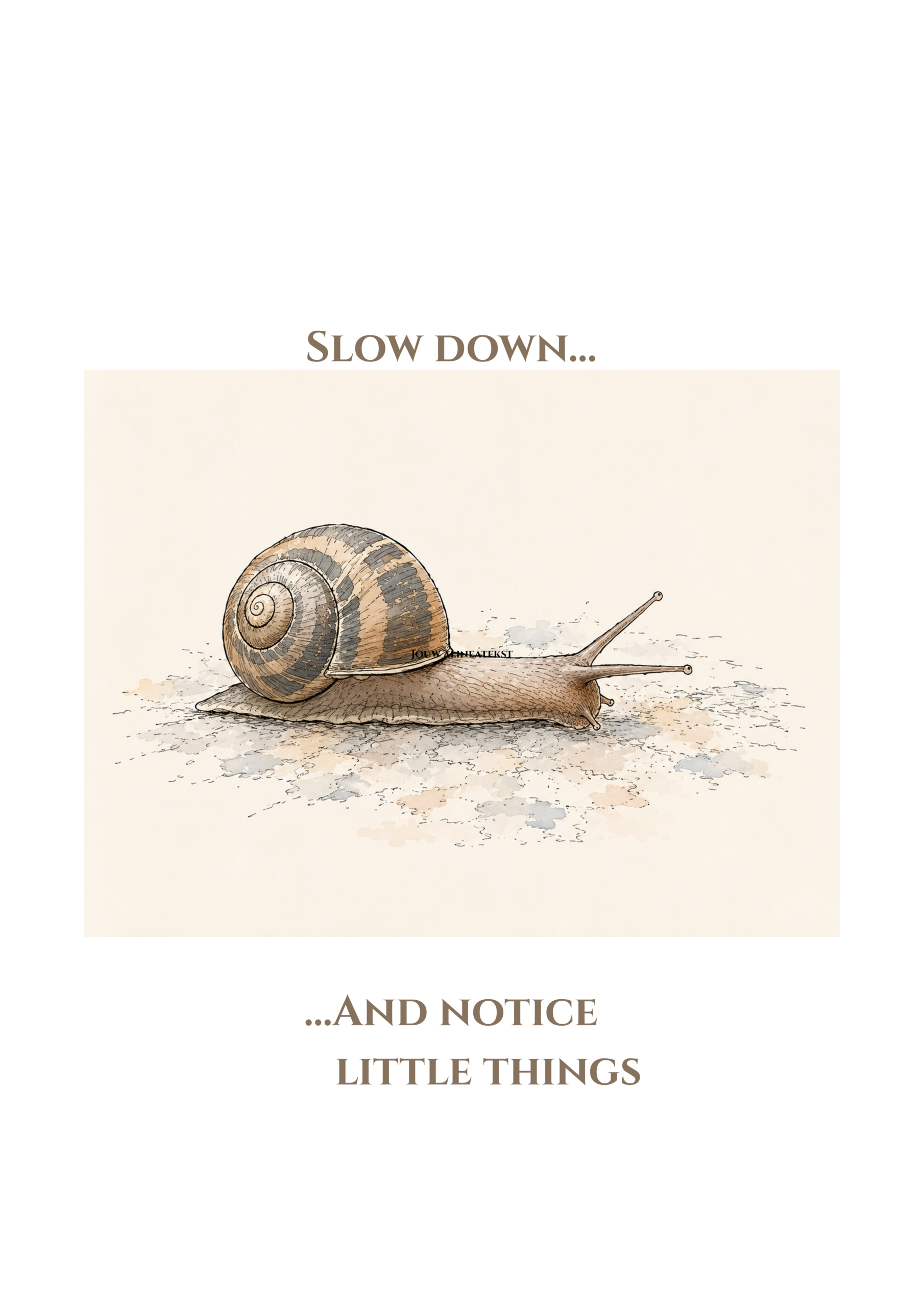 slow down...